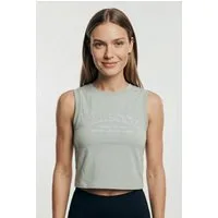 Ellesse Crop-Top BRIXEN CROP VEST sportlicher Stil, aus Baumwolle und Elasthan, Crop-Top-Schnitt