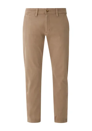 Q/S designed by - Slim: Basic Chino braun - Gr. - 28/34