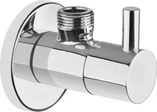 Neuesbad Eck Ventil mit Keramik CARTRIDGE mit FILTER 1/2" - 1/2" Rund NB1DEVFAB63R1