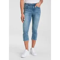 H.I.S Caprijeans schmale Beinform, krempelbare Beinabschlüsse, hohe Leibhöhe