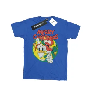 Disney - "Merry Christmas" T-Shirt für Herren (Königsblau)