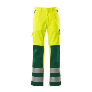 MASCOT Olinda Hose mit Knietaschen SAFE COMPETE Hi-vis Gelb / Grün 46 - 07179-470-1703-76C46
