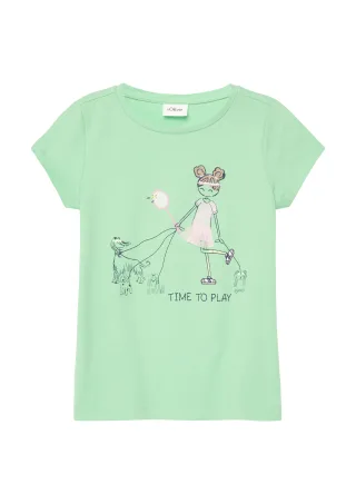 s.Oliver - T-Shirt grün - Gr. - 110