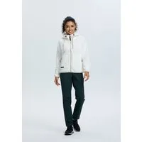 Icepeak Strickfleecejacke ICEPEAK AALET mit fester Kapuze, gerader Schnitt