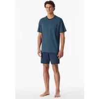 Schiesser Pyjama Comfort Essentials (Set, 2 tlg., 0) mit aufgesetzter Brusttasche