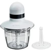 BOSCH Zerkleinerer MMR08A1, 800ml Behälter, Schlagscheibe, Edelstahl-Messer, weiß, 400 W, Behälter mikrowellengeeignet, Einhand-Bedienung