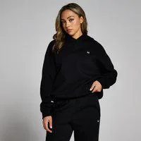MP Damen Basics Oversize-Kapuzenpulli – Schwarz - XXS