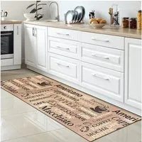 Carpetia Küchenläufer Küchenteppich Modern, rechteckig, Höhe: 5 mm, rutschhemmender Rücken, pflegeleicht, robust