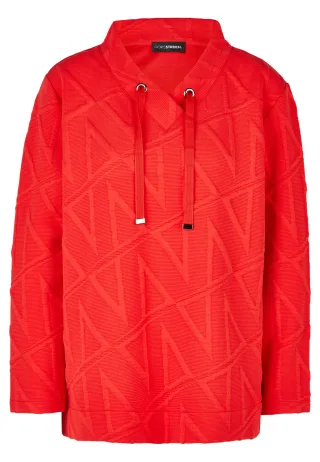 Doris Streich - Shirt campari - Gr. - 44