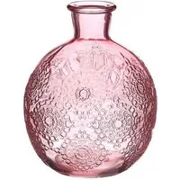 NaDeco Dekovase Kugelvase Bologna Größe h.12 Ø9.5 cm, in Pink Kugelflasche