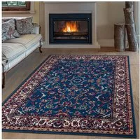 OTTO home Teppich Ezzo, mit Bordüre, Kurzflor, Made in Belgium, rechteckig, Höhe: 7 mm, Orient-Optik, Teppich, Wohnzimmer, Esszimmer, Schlafzimmer