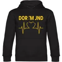 multifanshop Kapuzensweatshirt Dortmund - Herzschlag - Hoodie