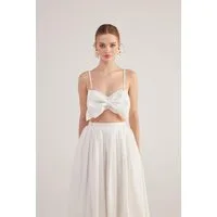 HOLLY LOLLY Blusentop Jazmin Bluse mit Schleifenlook