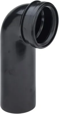 Viega WC Anschlussbogen 3816 in DN80 x 100mm Kunststoff schwarz 296032