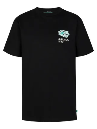 Petrol Industries - Boys T-Shirt SS Classic Print Black - Gr. - 140