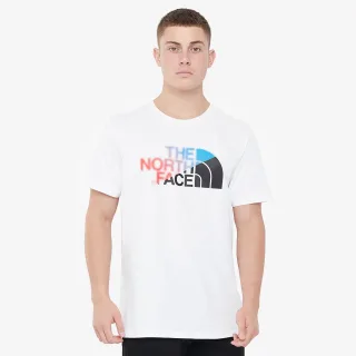 The North Face Bad Glasses T-Shirt in Clear Lake Blau / TNF Weiß