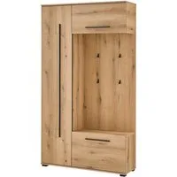 Home affaire Kompaktgarderobe Cantara Flurgarderobe, modern, 2 Farben, 111 cm breit vielseitig einsetzbar, unterschiedliche Stauraummöglichkeiten