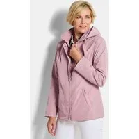 GOLDNER Outdoorjacke Outdoor-Jacke mit Kapuze Übergangsjacke mit Stehkragen, Reißverschluss, Taschen und Langarm