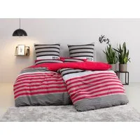 OTTO home Bettwäsche Majoran, Polycotton recycelt, 2 teilig, gestreifte Bettwäsche, Marke H.I.S by OTTO home