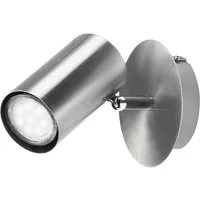 meineWunschleuchte LED Wandstrahler, LED wechselbar, Warmweiß, Innen Wandlampe mit schwenkbarem Spot für Treppenhaus & Jungendzimmer