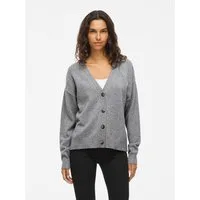 Vila Strickjacke VIRIL V-NECK KNIT CARDIGAN - NOOS Materialmix, regular fit