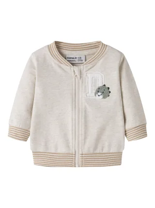 NAME IT - NBMKOPPE LS SWEAT CARD UNB Peyote Melange - Gr. - 56