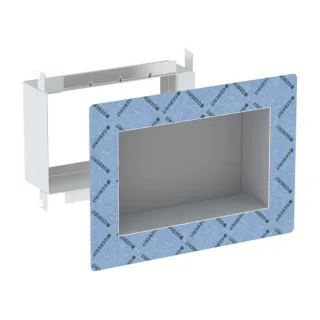 Geberit Duofix Bade-/Duschwannen-Element 111594001 befliesbar, für Nischenabalgebox