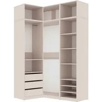 Marmex Möbel Mehrzweckschrank TRES SET J/N Schuhschrank Einbauschrank Ankleidezimmer (6-St) Ankleidezimmer Möbel, offener Kleiderschrank
