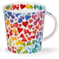 Dunoon Tasse Lots of Love Lomond 0,3 l Fine Bone China Porzellan, 1-tlg.