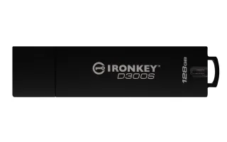 Kingston IronKey 128GB D300S AES 256 XTS verschlüsselter USB-Stick | ikd300s/128gb | 128 GB - USB Typ-A