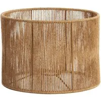 Light & Living Lampenschirm TOSSA, Braun, Jute Naturfaser, Ø 35 cm, Metallhalterung