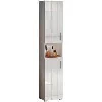 welltime Hochschrank Prag (1-St) Hochschrank mit 2 Türen & 1 Fach - (B/T/H) 37/31/192 cm