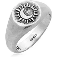 HAZE & GLORY Siegelring Siegelring - Sacred Sun 925 Silber