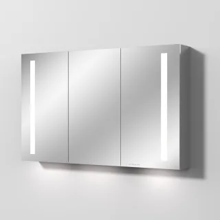 Sanipa Reflection Aluminium-Spiegelschrank ALEX 120 mit LED-Beleuchtung, AU4166L AU4166L