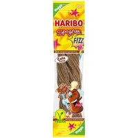 HARIBO Süßigkeit, Haribo Spaghetti Cola FIZZ veggie Extrasaure Fruchtgummi 200g
