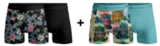 Muchachomalo Herren Boxershorts – 2+2 Stück – Herren Unterhosen