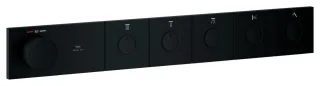GROHE Unterputz-Thermostat Grohtherm Aqua Tiles, 106868 FMS 5 ASV phantom black, 106868KF00 106868KF00