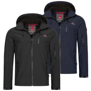 Höhenhorn Breithorn Herren Softshell Jacke Outdoor Funktionsjacke L Schwarz