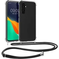 kwmobile Etui Necklace Case für Samsung Galaxy A54 5G, Hülle Silikon mit Handykette - Band Handyhülle