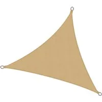 Sol Royal Sonnensegel Sonnensegel dreieckig Wasserdicht 3x3x3m SolVision PS9, Sand, Terrasse Sonnensegel Balkon Segeltuch UV Sonnenschutz Garten
