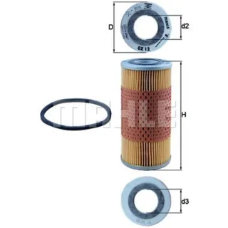Mahle ?lfilter Alfa Romeo 1750-2000 Giulia Gt Gta Spider