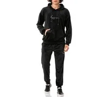 RedBridge Jogginganzug - Velours-Sweatset mit Kapuze - Zweiteiler in Samt-Optik (2-tlg)