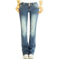 be styled Low-rise-Jeans Hüftjeans Bootcut Jeans low waist Stretch Hose - Damen - j38L-1