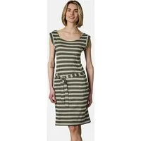 Ragwear Sommerkleid Tagg Stripes gestreiftes Damen Minikleid mit Taillenband und Taschen