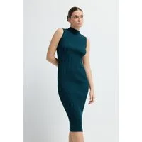 adL Cocktailkleid Ärmelloses Strick-Maxikleid