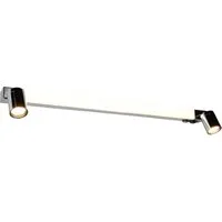 TRIO Leuchten LED Spiegelleuchte, Memoryfunktion, LED fest integriert, LED wechselbar, Warmweiß, Neutralweiß, Wand-leuchte mit Schalter, Bad-lampe für Badezimmer-spiegel, B: 90cm