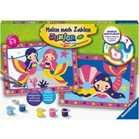 Ravensburger Malen nach Zahlen CreArt, Bezaubernde Meerjungfrauen, Made in Europe