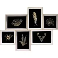 The Wall - the art of framing AG Bilderrahmen Bilderrahmen Collage Multi natur/weiß 33 x 43,5 cm