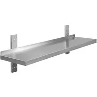 GastroHero Wandboard Edelstahl Wandboard 80x40 cm Wandregal Küche Gastro