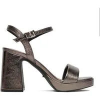 DeeZee Deezee Damensandalen Silber DeeZee-CEO-SS22-049 Grau Sandale
